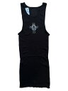 CHROME HEARTSクロムハーツタンクトップ HAIRY CROSS black