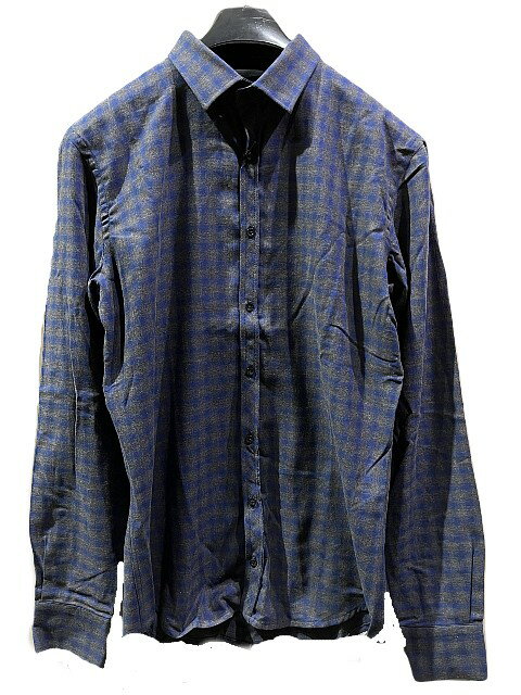 SEINSEセンスチェックシャツ navy
