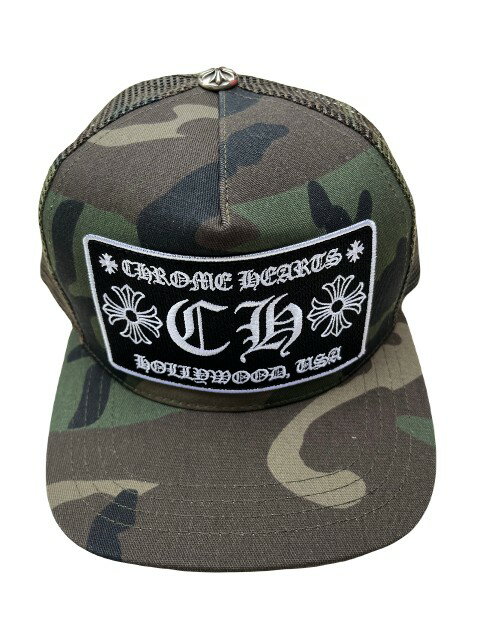 クロムハーツ CHROME HEARTS クロムハーツ　CH キャップ　CAMO 迷彩トラッカーキャップ帽子