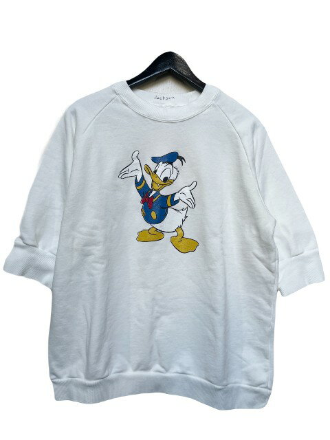 JACKSON MATISSEジャクソンマティスDONALD DUCK 半袖スウェット white