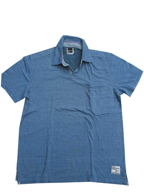 HOWE/ハウ　スキッパーポロ　BLUE