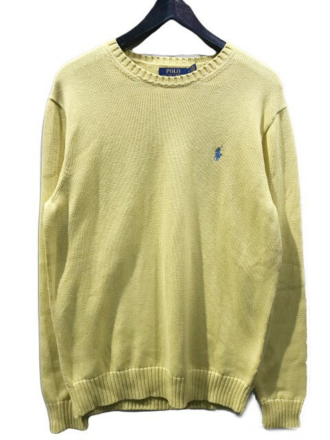 Rakuten - Polo Ralph Laurenラルフローレンコットンクルーネックニット　yellow
