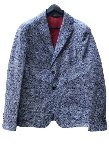 KARL MOMMOOカールモンモーストレッチ素材テーラードジャケット navy KARL MOMMOOカールモンモーストレッチ素材テーラードジャケット navy