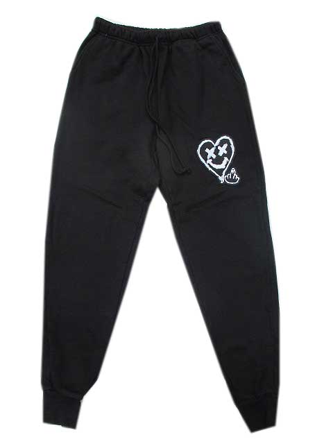 DOM REBEL/ドムレーベルLOVERBOY JOGGING PANTS　black　スェットパンツ