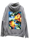 PICE OF FLAGSピースオブフラッグMANGO HOODIE grey(4)