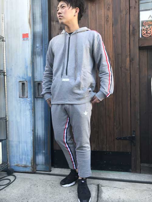 MY T SHIRTマイティーシャツセットアップ grey