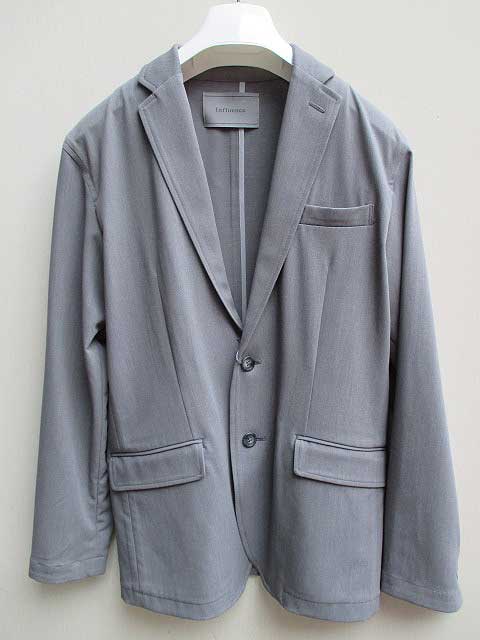 Influenceインフルエンスドライギャバストレッチジャケット　grey