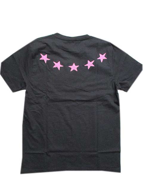 HOSUホス★Tシャツ　black/pink