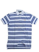 Polo Ralph Laurenボーダーポロシャツ “かのこ”[white/blue]