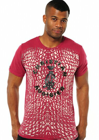 CHRISTIAN AUDIGIER / クリスチャンオードジェー Tシャツ Animal Nature Rhinestone Tee