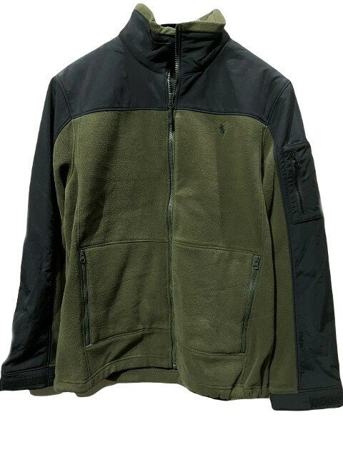 POLO RALPH LAUREN/ラルフローレンフリースフルジップジャケット black/khaki