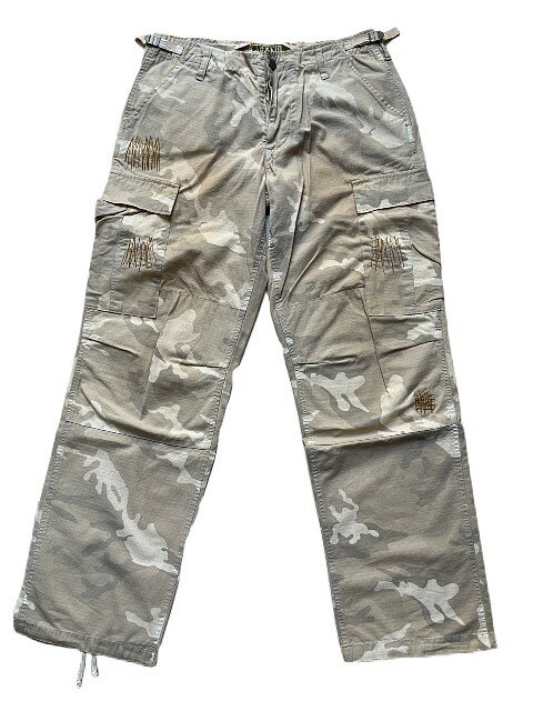 DA-NANG 迷彩カーゴパンツ　beige