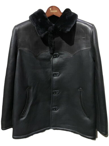Y'2LEATHERワイツーレザーSHEEP MOUNTON WESTERN RANCH COAT black WJ-05 Y'2LEATHERワイツーレザーSHEEP MOUNTON WESTERN RANCH COAT black WJ-05