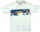 Rightning Bolt /ライトニングボルトPOLO SHIRT -ハイビスカス-［White］