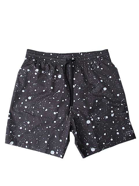 STAMPD スタンプドBLACK SPALTTER SWIM SHORTS