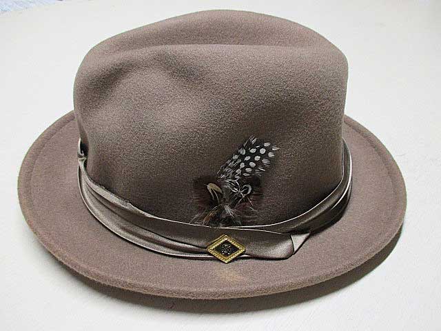 STACY ADAMS / ステイシーアダムスハット WOOL HAT camel