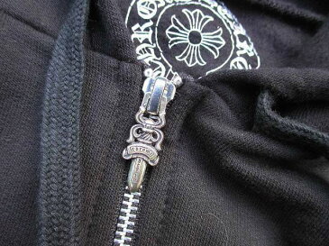 CHROME HEARTSクロムハーツ裏サーマルなしジップパーカー FLC black