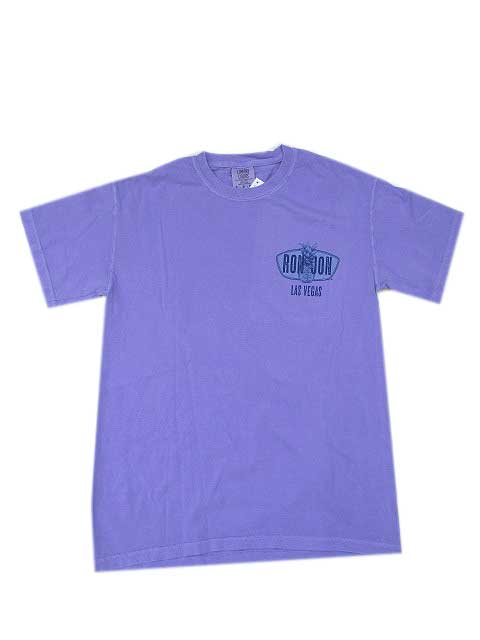 RONJONロンジョンVINTAGE MAP Tシャツ　ラベンダー