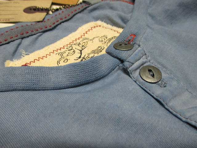 JEREMIAHジャーマイヤヘンリーネックロンT　saxgrey