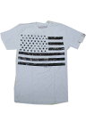 RING OF FIREリングオブファイヤー星条旗 花Tシャツ WHITE(4)