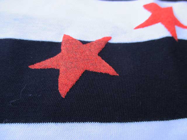 HOSUホス★Tシャツ　white/navy ボーダー