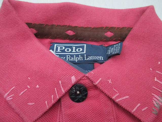 Polo Ralph Laurenポロシャツ ネイティブ柄red