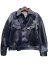 Y'2LEATHERワイツーレザーINDIGO HORSE 30'S STYLE FRENCH CYCLE SHORT JACKET IB-153