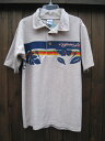 Rightning Bolt/ライトニングボルト polo shirt パイル -ハイビスカス-［Lt.Beige］