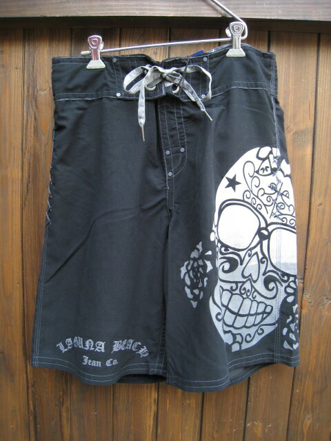 LAGUNA BEACH / ラグナビーチ SWIM WEAR SKULL BLACK　水着