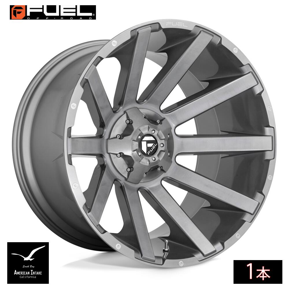 乐天商城 - Fuel Off Road フューエルオフロード ホイール D714 CONTRA PLATINUM | BRUSHED GUN METAL TINTED CLEAR ( 1本 )