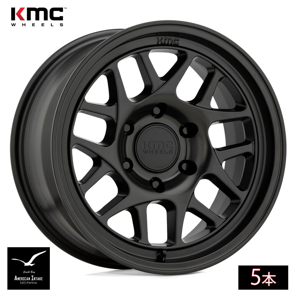 KMC ホイール KM717 BULLY OL | SATIN BLACK ( 5本 )