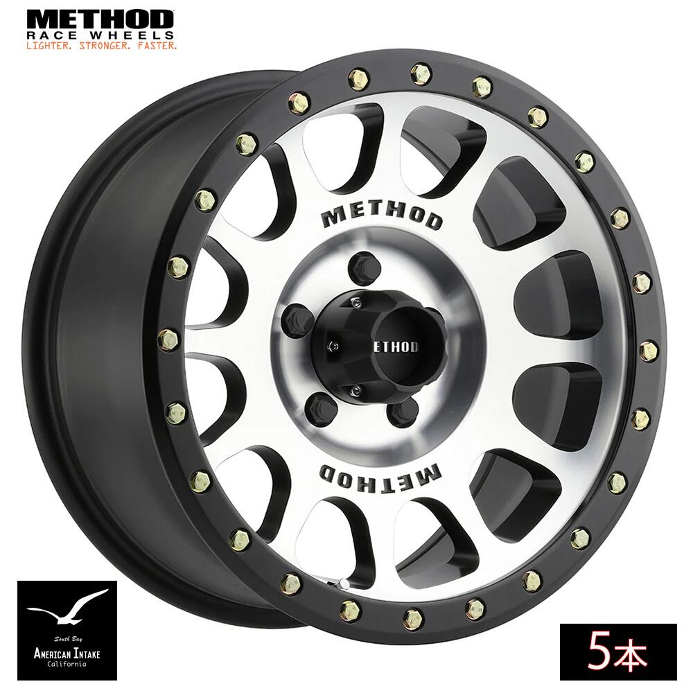 Method Race Wheels メソッド ホイール 305 NV | MACHINED - MATTE BLACK LIP ( 5本 )