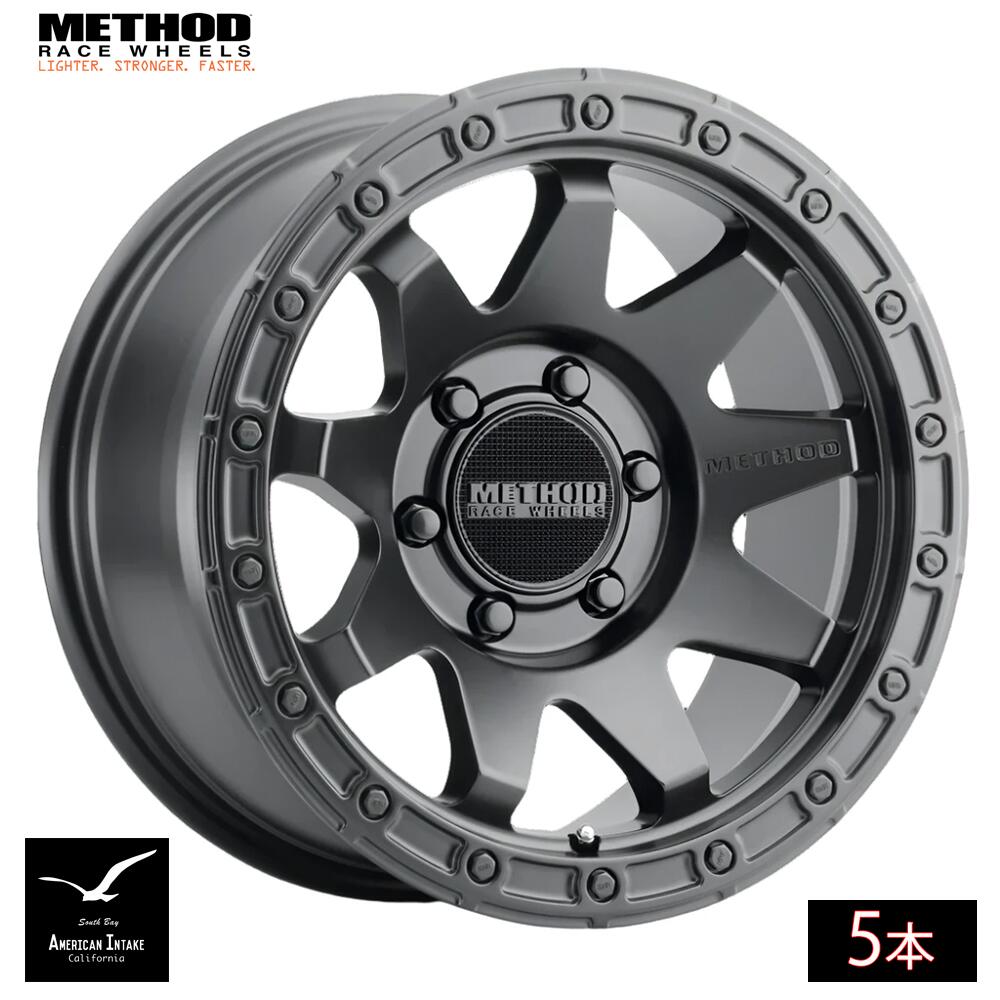 Method Race Wheels メソッド ホイール 317 | MATTE BLACK ( 5本 )