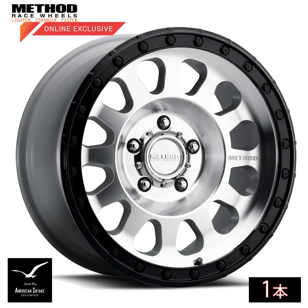 Method Race Wheels メソッド ホイール 315 | MACHINED - GLOSS BLACK LIP ( 1本 )