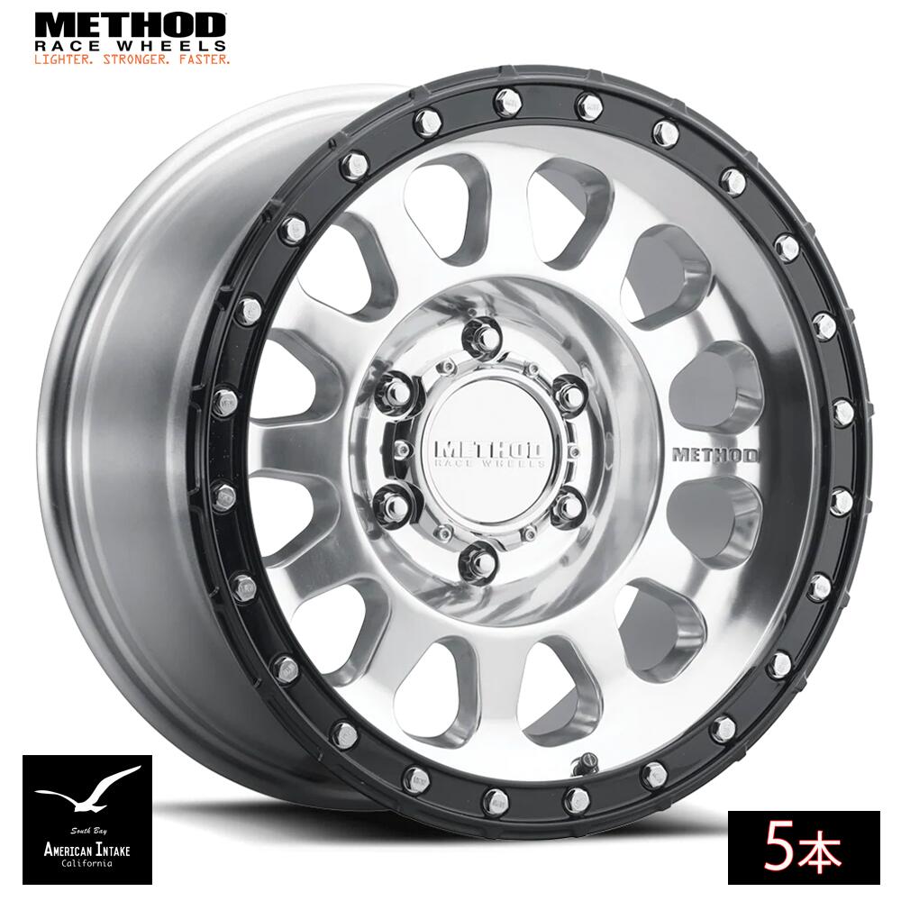 Method Race Wheels メソッド ホイール 315 | POLISHED - GLOSS BLACK LIP ( 5本 )