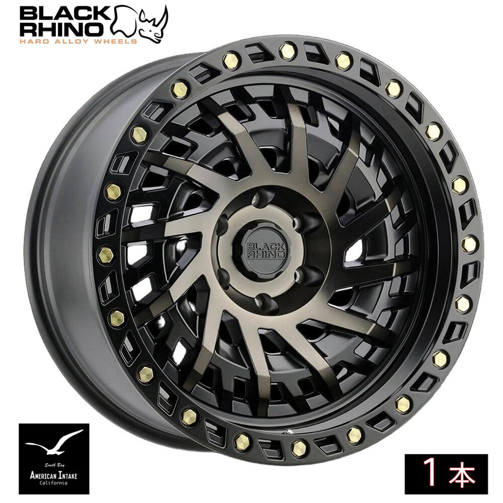 BLACK RHINO ブラックライノ ホイール SHREDDER | MATTE BLACK W/ MACHINED DARK TINT ( 1本 )