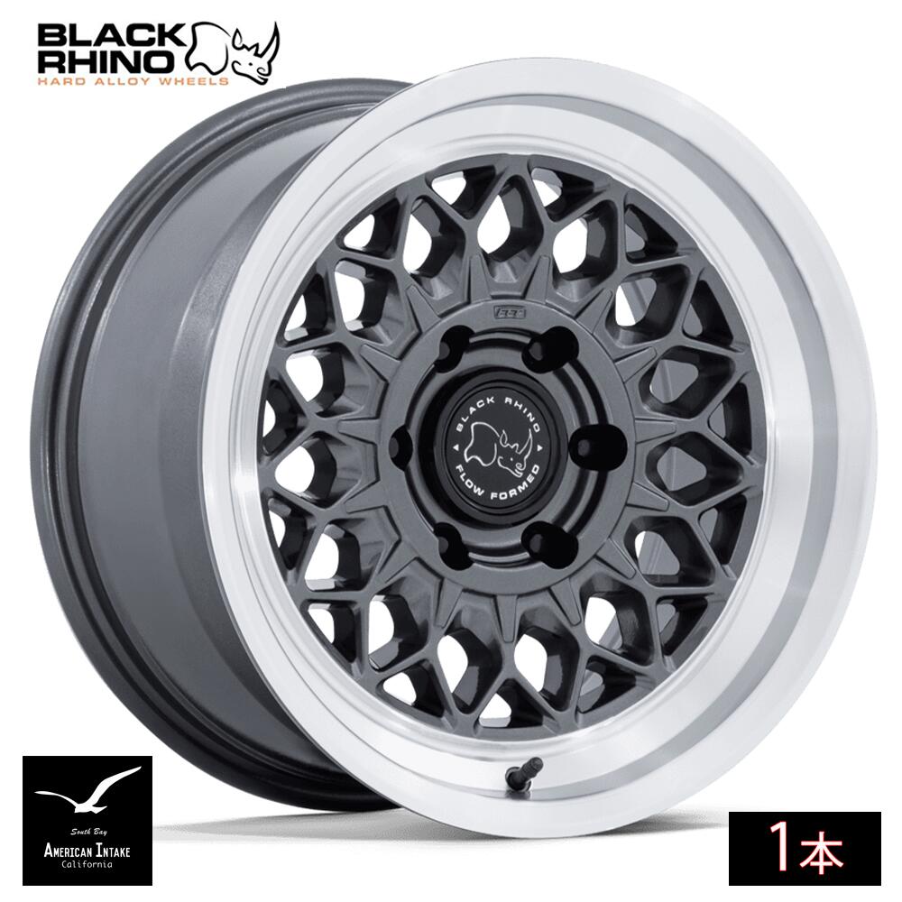 乐天商城 - BLACK RHINO ブラックライノ ホイール BR034 GRAZ | GLOSS GUNMETAL W/ MACHINED LIP ( 1本 )