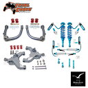 TOTAL CHAOS トータルカオス ランクル250専用 ミッドトラベルリフトキット フロント&リア 2.5インチ径アジャスタブルKINGショック付