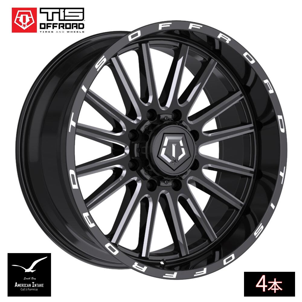 乐天商城 - TIS Offroad Wheels TIS オフロード ホイール 567BM | GLOSS BLACK WITH CNC MILLED ACCENTS ( 4本 )