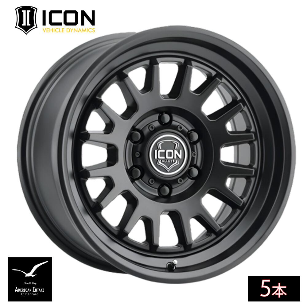 ICON VEHICLE DYNAMICS アイコン ビークル ダイナミクス ANZA | Satin Black ( 5本 )