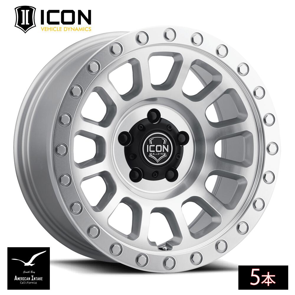 ICON VEHICLE DYNAMICS アイコン ビークル ダイナミクス Hulse | Silver Machined ( 5本 )