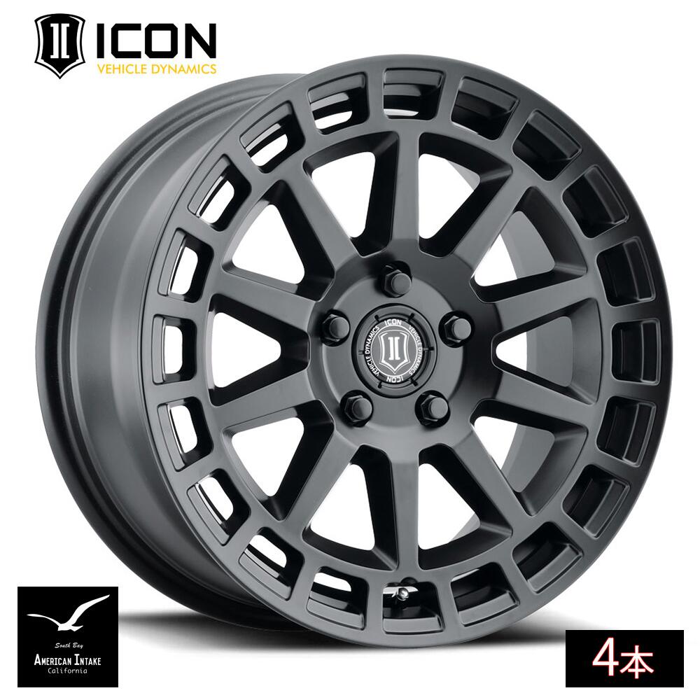 ICON VEHICLE DYNAMICS アイコン ビークル ダイナミクス Journey | SATIN BLACK ( 4本 )