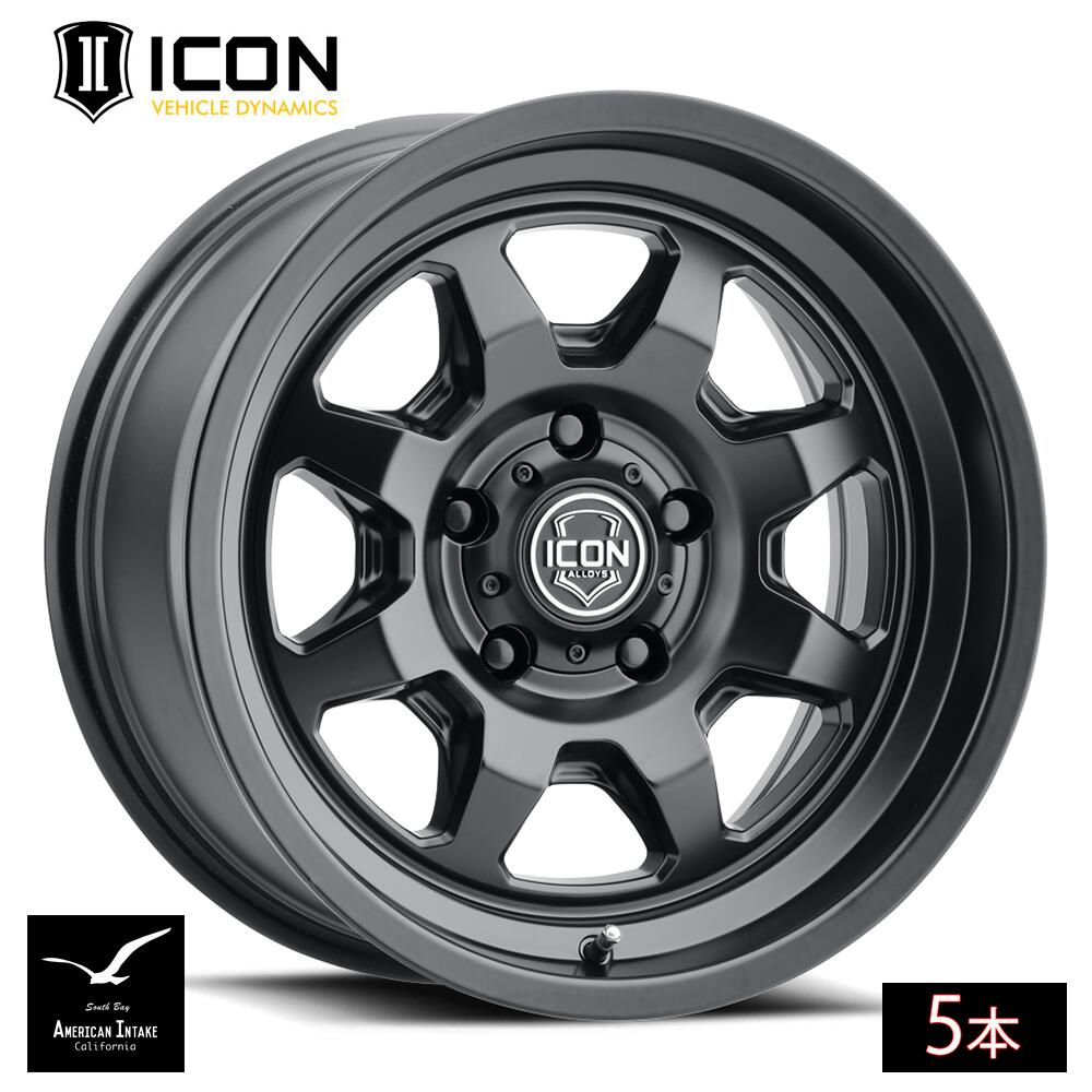 ICON VEHICLE DYNAMICS アイコン ビークル ダイナミクス Nuevo | Satin Black ( 5本 )