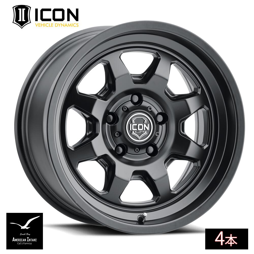 ICON VEHICLE DYNAMICS アイコン ビークル ダイナミクス Nuevo | Satin Black ( 4本 )