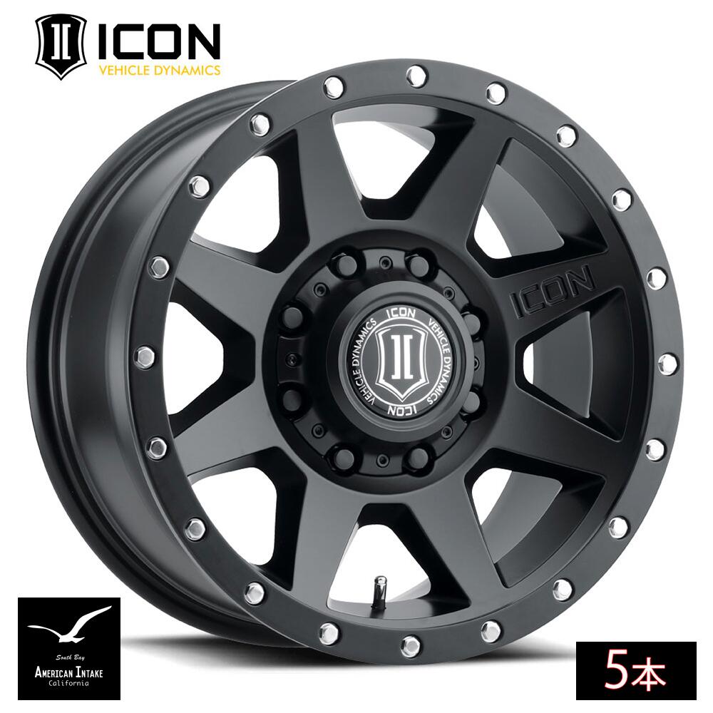 ICON VEHICLE DYNAMICS アイコン ビークル ダイナミクス Rebound HD | SATIN BLACK ( 5本 )