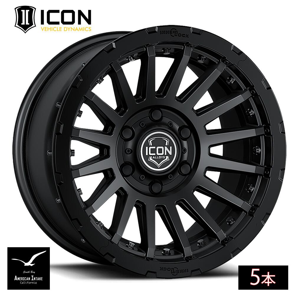ICON VEHICLE DYNAMICS アイコン ビークル ダイナミクス Recon Pro | Satin Black ( 5本 )