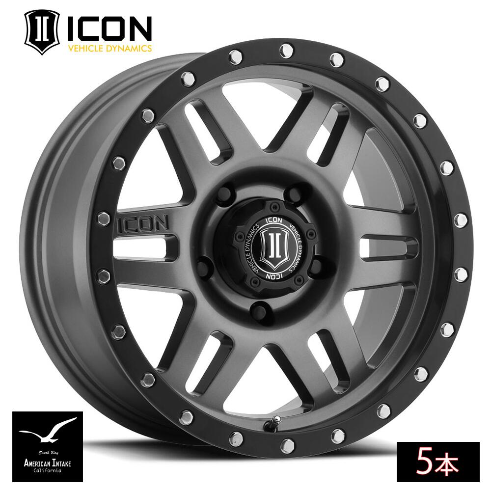 ICON VEHICLE DYNAMICS アイコン ビークル ダイナミクス Six Speed | GUN METAL ( 5本 )