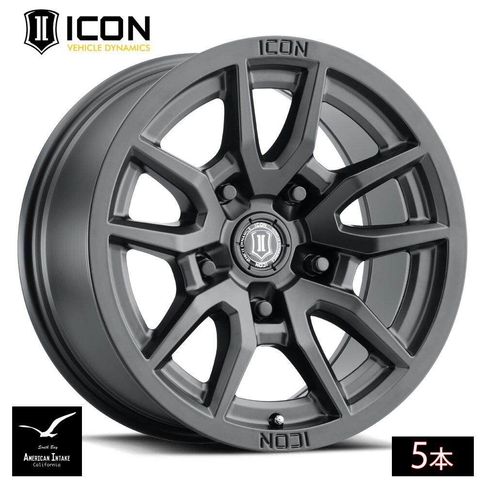 ICON VEHICLE DYNAMICS アイコン ビークル ダイナミクス Vector 5 | SATIN BLACK ( 5本 )