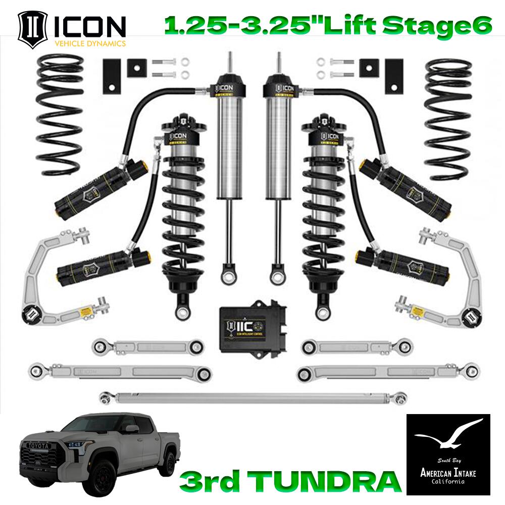 ICON VEHICLE DINAMICS 3rdタンドラ リフトキット｜1.25-3.25