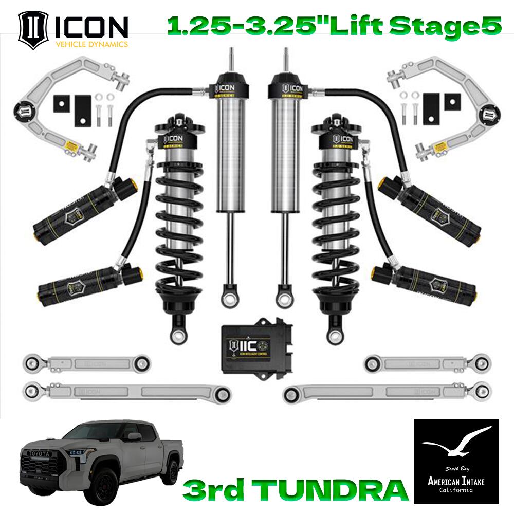 ICON VEHICLE DINAMICS 3rdタンドラ リフトキット｜1.25-3.25